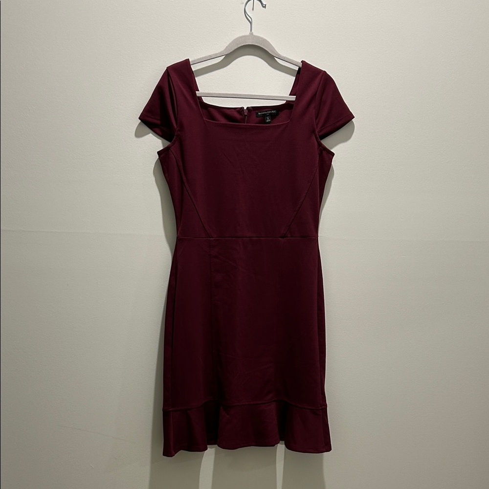 Banana Republic Deep Red Mini Dress